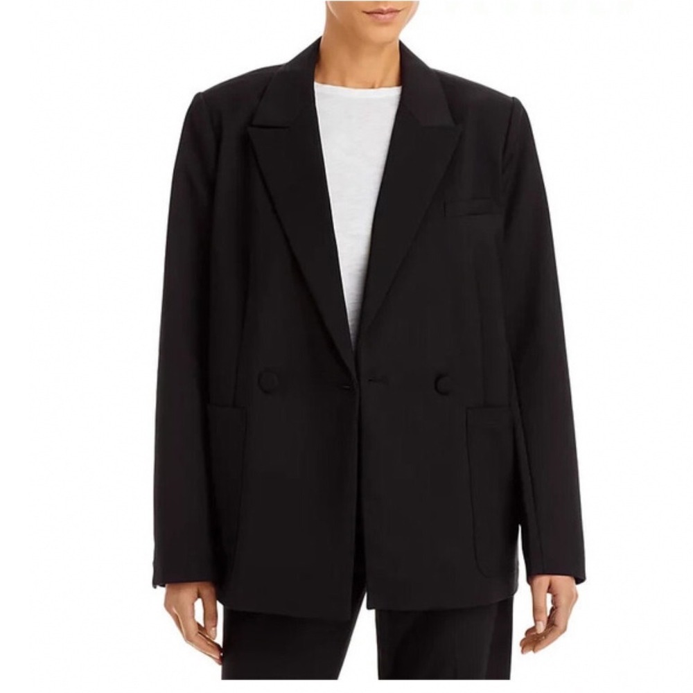 Good American Oversized Blazer Jacket Black XS